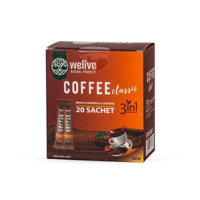 WELIVE KAHVE 3İN1 RESHİ & MORİNGA & GINSENG 20’Lİ PAKET