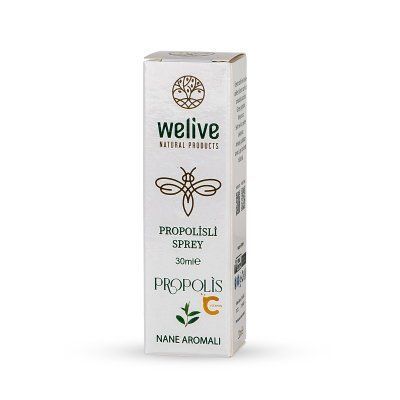 WELIVE PROPOLİSLİ SPREY + C VİTAMİNİ + NANE AROMALI 30 ML