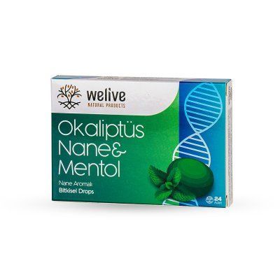 WELIVE OKALİPTUS NANE & MENTOL NANE AROMALI BİTKİSEL PASTİL