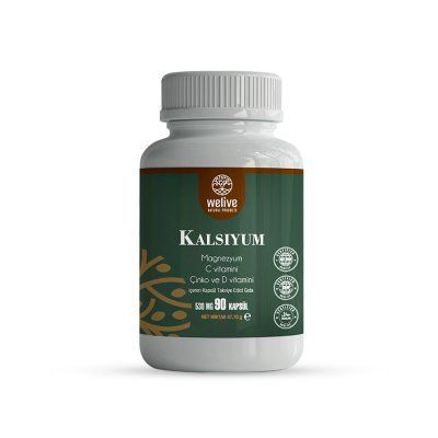 WELIVE KALSİYUM (CA+MG+ZN+D3) 90 CAP