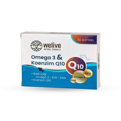 WELIVE OMEGA 3 KOENZİM Q10