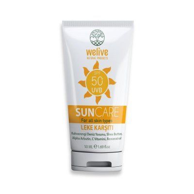 WELIVE SUN CARE LEKE KARŞITI GÜNEŞ KREMİ 50 ML