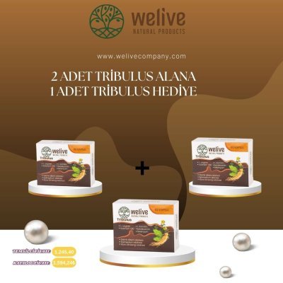 WELIVE DEMİR DİKENİ (TRİBULUS) 60 CAP 3 AL 2 ÖDE