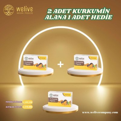 WELIVE KURKUMİN  3 AL 2 ÖDE