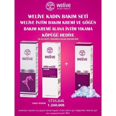 WELIVE İNTİM BAKIM SETİ 3 AL 2 ÖDE