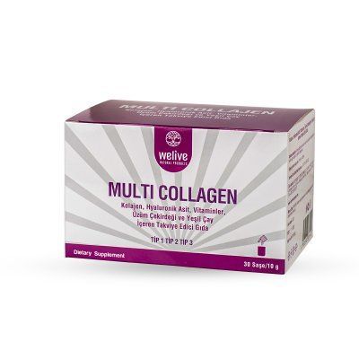 WELIVE MULTI KOLLAJEN (TİP-1-2-3) 30 ŞASE