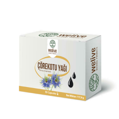 WELIVE ÇÖREKOTU YAĞI 90 KAPSÜL