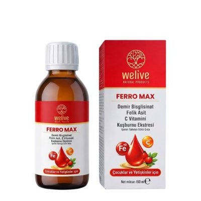 WELIVE FERRO (DEMİR) MAX 150 ML ŞURUP