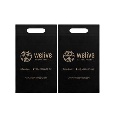 WELIVE KÜÇÜK BOY BEZ ÇANTA 2’Lİ SET 15*25