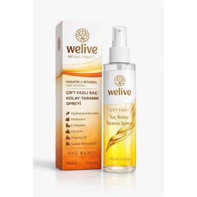 WELIVE ÇİFT FAZLI KOLAY TARAMA SAÇ SPREYİ 150 ML